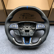 Load image into Gallery viewer, CZD Focus MK3 2015/2016/2017/2018 carbon fiber steering wheel
