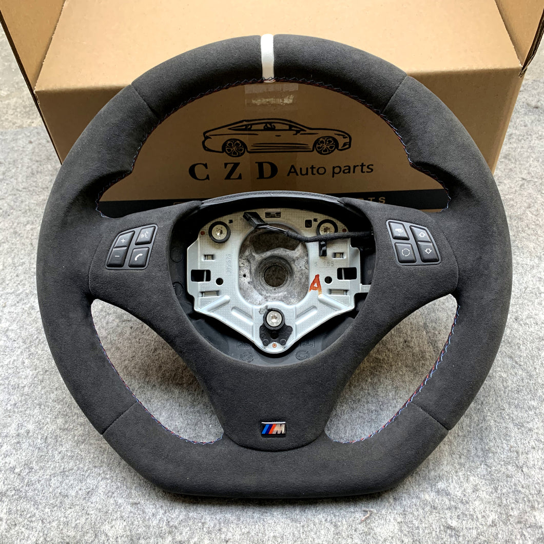 CZD For BMW E90/E91/E92/E93 2006/2007/2008/2009/2010/2011 steering wheel with full Alcantara design