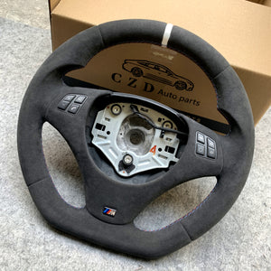 CZD For BMW E90/E91/E92/E93 2006/2007/2008/2009/2010/2011 steering wheel with full Alcantara design