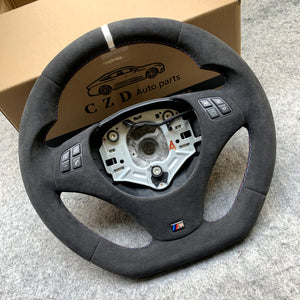 CZD For BMW E90/E91/E92/E93 2006/2007/2008/2009/2010/2011 steering wheel with full Alcantara design