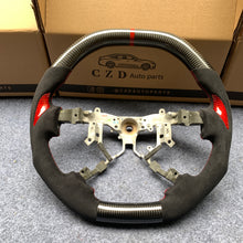 Load image into Gallery viewer, CZD Toyota tundra 2007-2013 carbon fiber steering wheel flat top and flat bottom