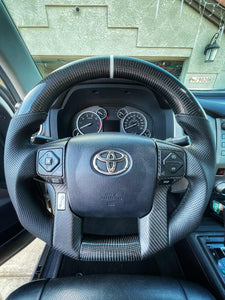 CZD-Toyota Tundra/Tacoma 2013/2014/2015/2016/2017/2018/2019/2020 carbon fiber steering wheel