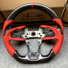 Load image into Gallery viewer, CZD- 2016-2021 Honda civic seden/FK7/FK8/10th gen civic steering wheel with carbon fiber