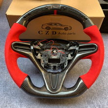 Load image into Gallery viewer, CZD-2008-2011 Honda civic /8th Gen civic carbon fiber steering wheel