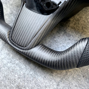 Tesla Model 3 ModelY Matte Carbon fiber perforated leather design