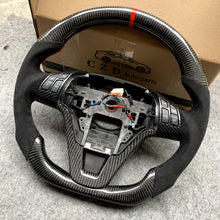 Load image into Gallery viewer, HONDA Crv Full Carbon Fiber Steering Wheel with Alcantara-CZD