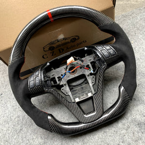 HONDA Crv Full Carbon Fiber Steering Wheel with Alcantara-CZD