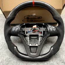 Load image into Gallery viewer, HONDA Crv Full Carbon Fiber Steering Wheel with Alcantara-CZD