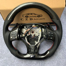 Load image into Gallery viewer, CZD Lexus IS250 IS350 Carbon fiber steering wheel with Blue Sports Badge