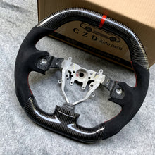 Load image into Gallery viewer, For 2008-2014 Subaru STI/WRX Carbon Fiber Steering Wheel