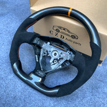 Load image into Gallery viewer, CZD Subaru STI WRX Impreza 2005-2007 Carbon Fiber Steering Wheel with Alcantara