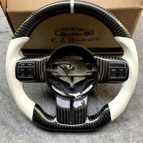 CZD 2011-2018 Jeep Wrangler JK steering wheel with 4x4 carbon Fiber