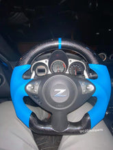 Load image into Gallery viewer, CZD Nissan Juke/370Z Nismo/Z34 /Maxima carbon fiber steering wheel