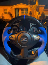 Load image into Gallery viewer, CZD Nissan Juke/370Z Nismo/Z34 /Maxima carbon fiber steering wheel