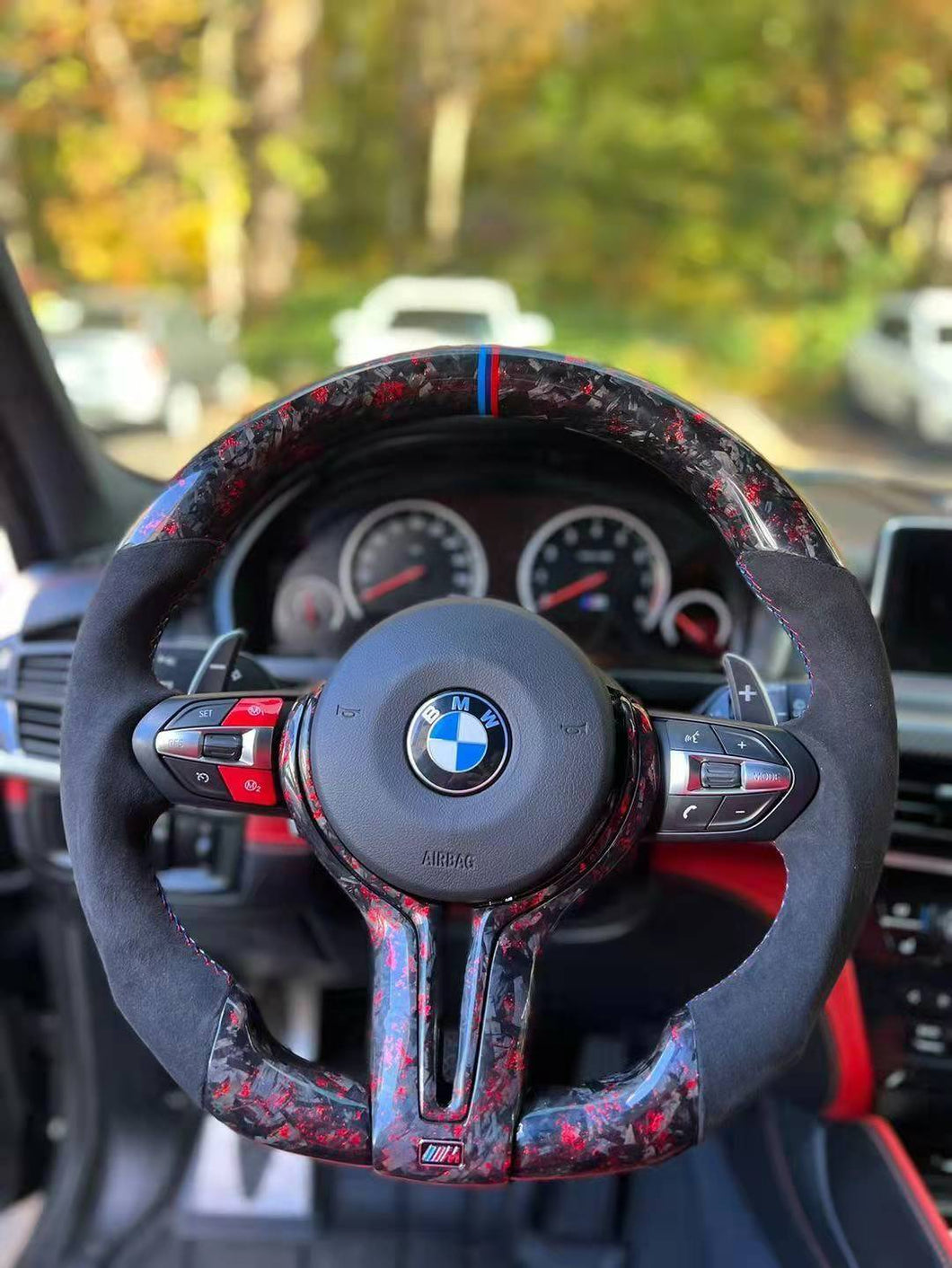 CZD BMW M1/M2/M3/M4/435i/335i Steering wheel with carbon fiber