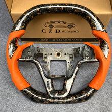Load image into Gallery viewer, CZD 2007-2011 Honda CR-V Gold flake forged carbon fiber steering wheel