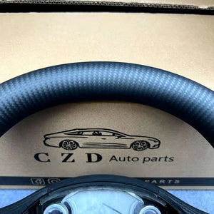 CZD Tesla Model Y/Model 3 with real carbon fiber steering wheel