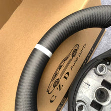 Load image into Gallery viewer, CZD Tesla model 3/model Y carbon fiber steering wheel with matte design