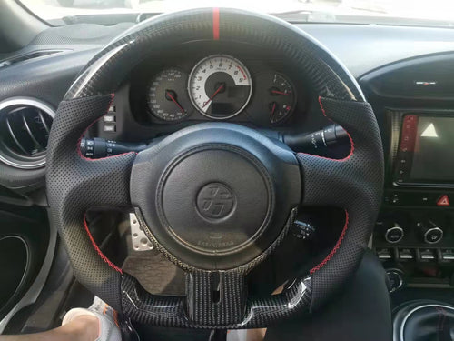CZD 2012-2016 Toyota 86/FRS/BRZ-GT86 Carbon Fiber steering wheel