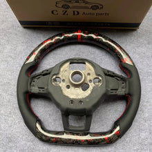 Load image into Gallery viewer, CZD Volkswagen Golf MK7/MK7.5 carbon fiber steering wheel