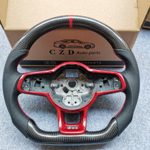 Load image into Gallery viewer, CZD VW Golf GTI MK7/MK7.5 carbon fiber steering wheel