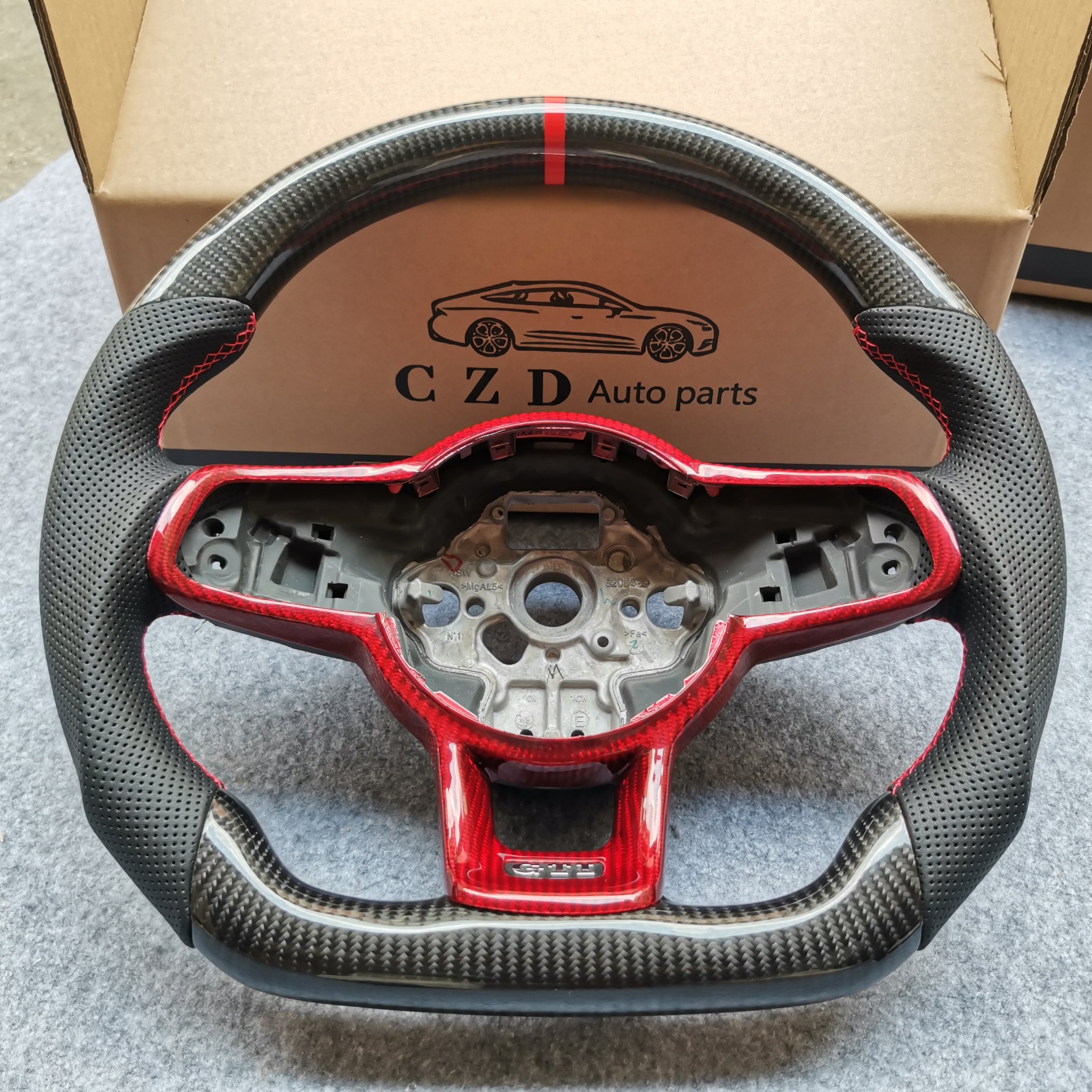 CZD VW Golf GTI MK7/MK7.5 carbon fiber steering wheel – CZD Autoparts