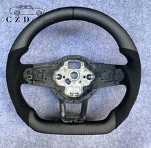 Load image into Gallery viewer, CZD VW Golf MK7/MK7.5 steering wheel with matte carbon fiber
