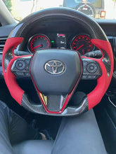 Load image into Gallery viewer, CZD 2018-2023 Camry XSE/SE/TRD Carbon Fiber steering wheel