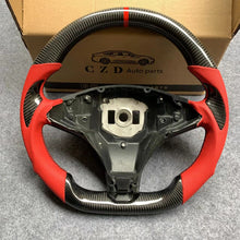 Load image into Gallery viewer, CZD Tesla model X/model S with real carbon fiber steering wheel