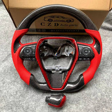 Load image into Gallery viewer, CZD 2018-2023 Camry XSE/SE/TRD Carbon Fiber steering wheel