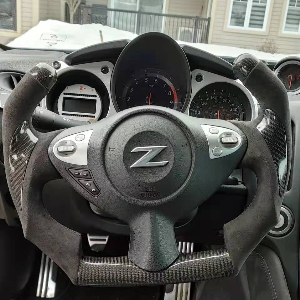 CZD Nissan 370Z Nismo/Juke/Z34 /Maxima/infiniti carbon fiber steering wheel