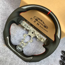 Load image into Gallery viewer, CZD Nissan Juke/370Z Nismo/Z34 /Maxima carbon fiber steering wheel