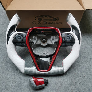 CZD 2018-2023 Camry XSE  F1 shape  Carbon Fiber steering wheel