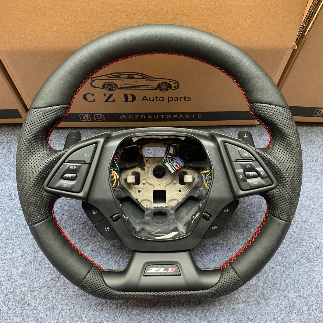 CZD-For Chevrolet Camaro 2016/2017/2018/2019/2020 carbon fiber steering wheel