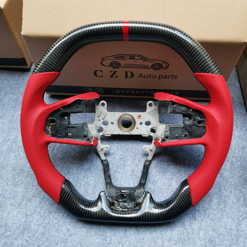 For 2017up  Civic/ FK8/Type-R  carbon fiber  steering wheel in stock