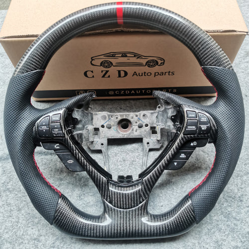 CZD Customized Acura ZDX  Tl carbon fiber steering wheel