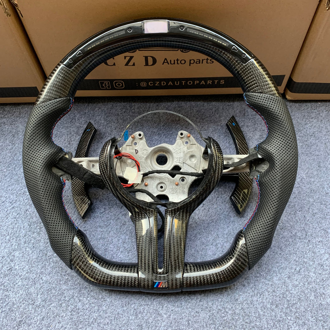 CZD- BMW F30/F31/F32/F34/F35/F20/F25/m1/m2/m3/m4 carbon fiber steering wheel