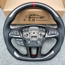 Load image into Gallery viewer, Ford Focus ST carbon fiber steering wheel