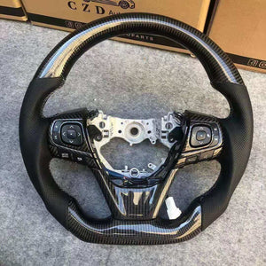 For 2012/2013/2014/2015/2016/2017 7th gen Camry carbon fiber steering wheel for Toyota CZD custom