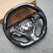 Load image into Gallery viewer, For Acura ZDX TL carbon fiber steering wheel Flat Top Flat Buttom design