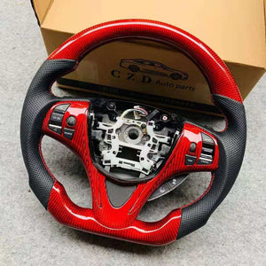 CZD 2015-2020 Acura TLX Red  carbon fiber steering wheel