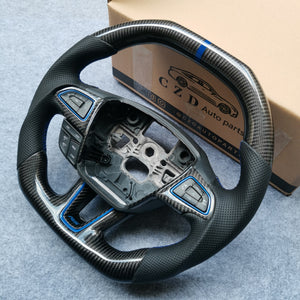 ford focus rs mk3/mk3.5 carbon fiber steering wheel -CZD