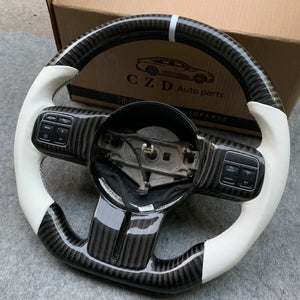CZD 2011-2018 Jeep Wrangler JK steering wheel with 4x4 carbon Fiber
