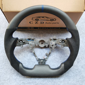 CZD Scion IQ carbon fiber steering wheel with matte carbon fiber