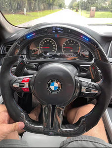 CZD 2016 BMW M1 M2 M3 M4 Steering wheel with carbon fiber With led lcd