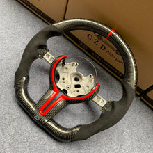 Load image into Gallery viewer, CZD- BMW F series M1 M2 F87 M3 F80 M4 F82 F83  carbon fiber steering wheel with trim cover