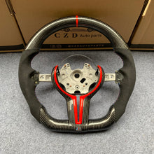 Load image into Gallery viewer, CZD- BMW F series M1 M2 F87 M3 F80 M4 F82 F83  carbon fiber steering wheel with trim cover