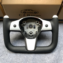 Load image into Gallery viewer, CZD Tesla model 3/model Y/Yoke carbon fiber steering wheel